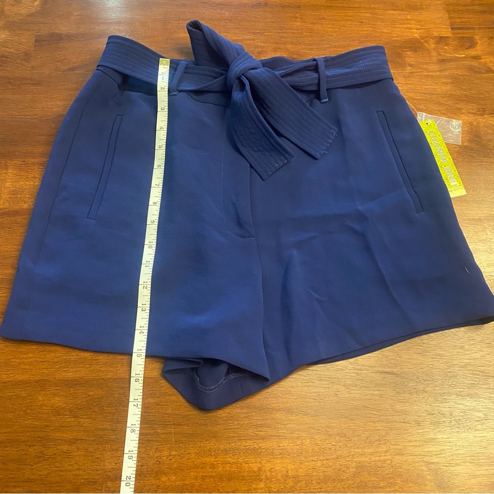 Gianni Bini Blue High Waist Tailored Shorts